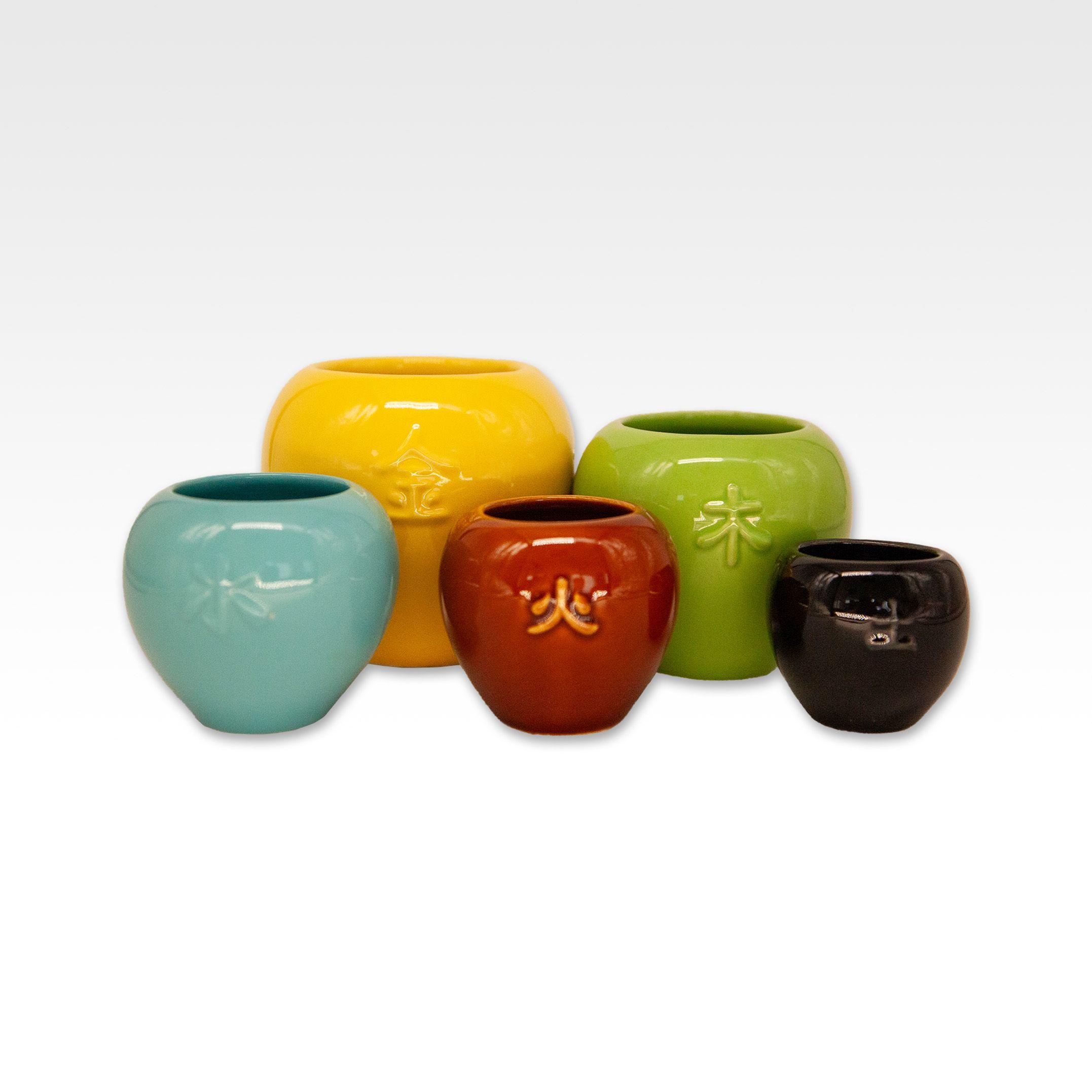 Image de Tao Ci Cai Guan - Ceramic Cupping Set